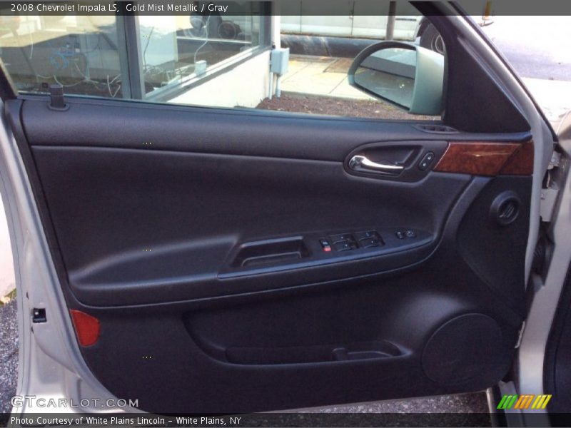 Gold Mist Metallic / Gray 2008 Chevrolet Impala LS