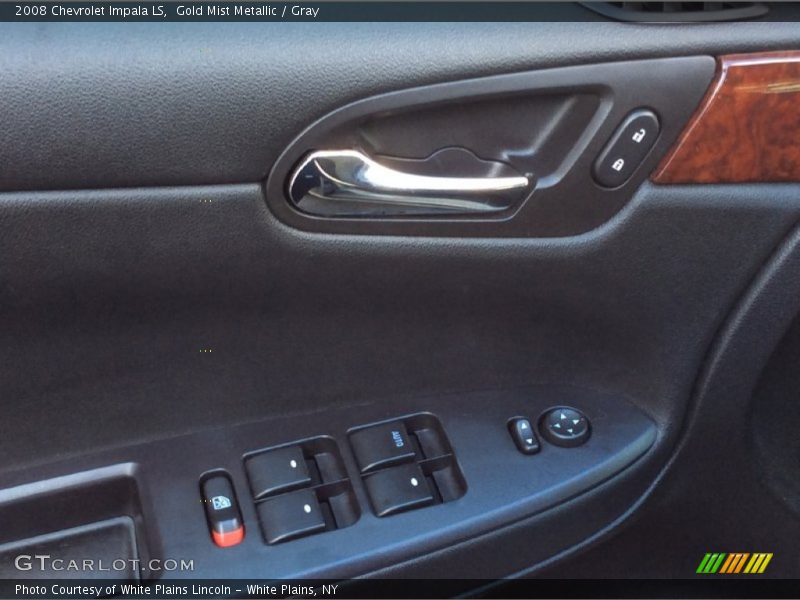 Gold Mist Metallic / Gray 2008 Chevrolet Impala LS