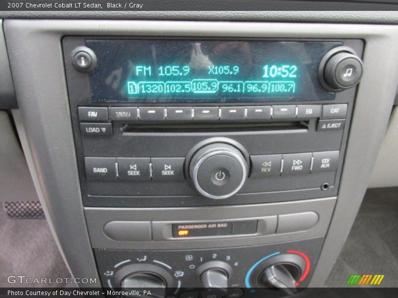 Black / Gray 2007 Chevrolet Cobalt LT Sedan