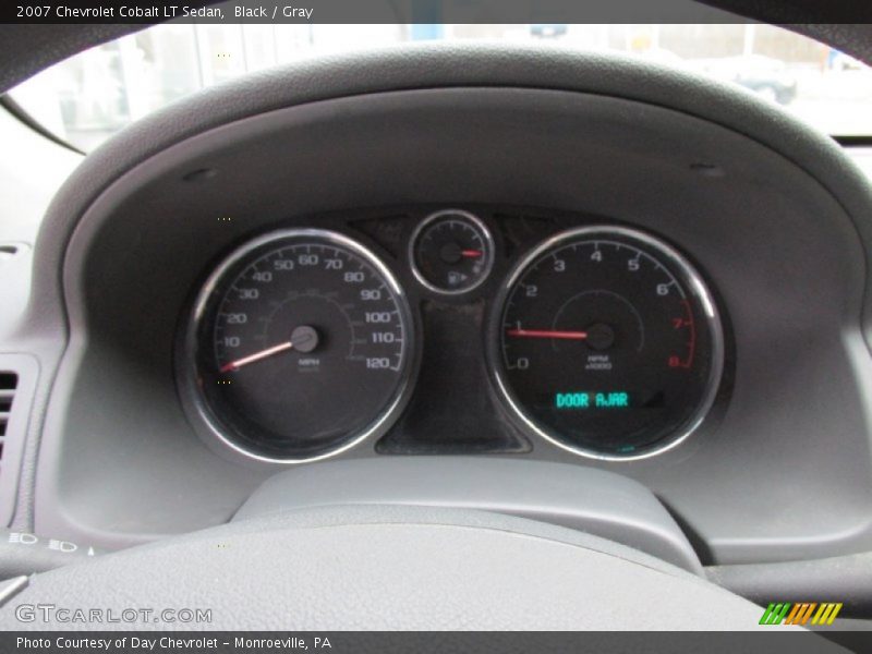 Black / Gray 2007 Chevrolet Cobalt LT Sedan
