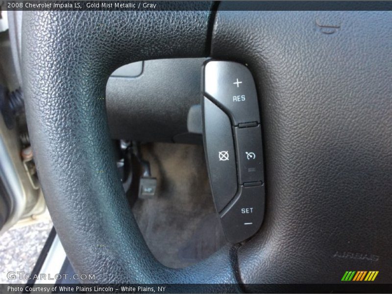Gold Mist Metallic / Gray 2008 Chevrolet Impala LS