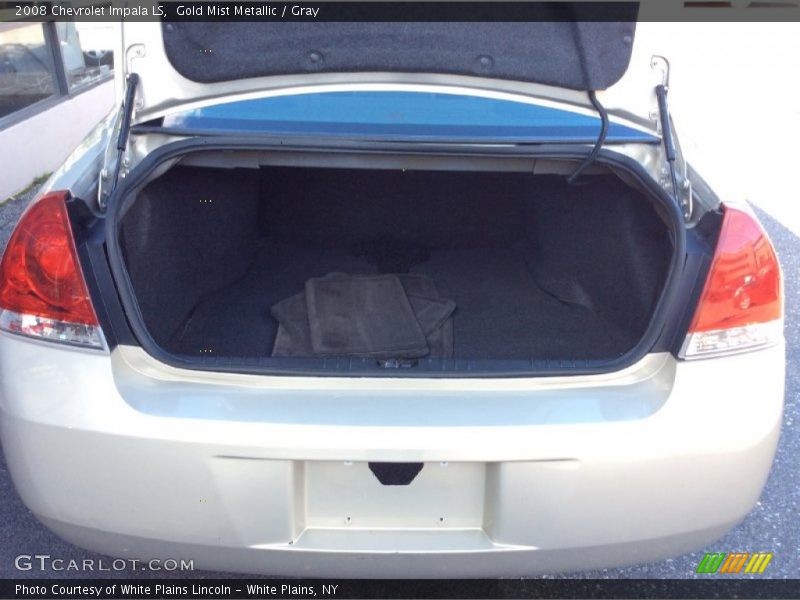 Gold Mist Metallic / Gray 2008 Chevrolet Impala LS