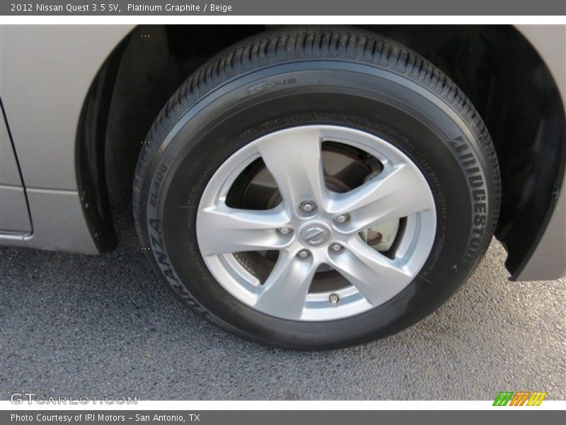 Platinum Graphite / Beige 2012 Nissan Quest 3.5 SV