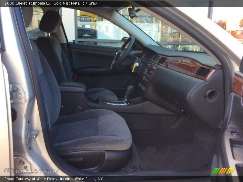 Gold Mist Metallic / Gray 2008 Chevrolet Impala LS