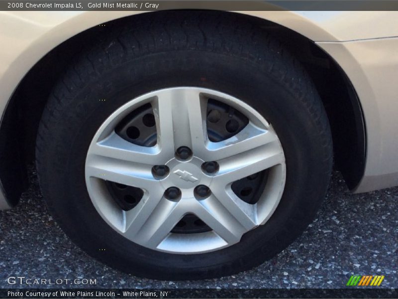 Gold Mist Metallic / Gray 2008 Chevrolet Impala LS