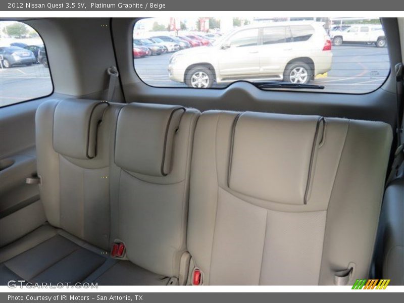 Platinum Graphite / Beige 2012 Nissan Quest 3.5 SV