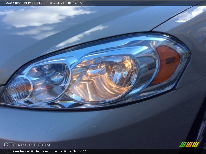 Gold Mist Metallic / Gray 2008 Chevrolet Impala LS