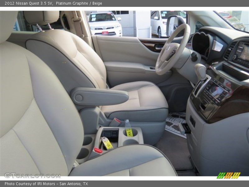 Platinum Graphite / Beige 2012 Nissan Quest 3.5 SV
