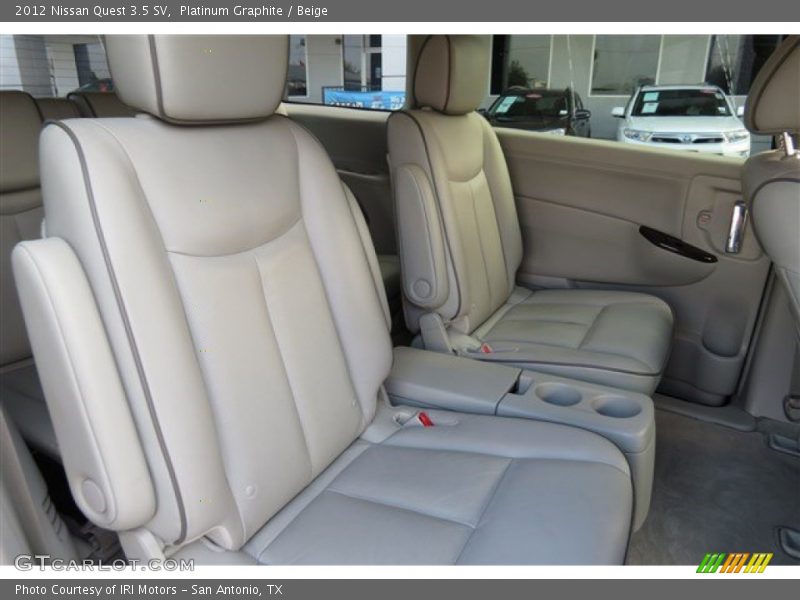 Platinum Graphite / Beige 2012 Nissan Quest 3.5 SV