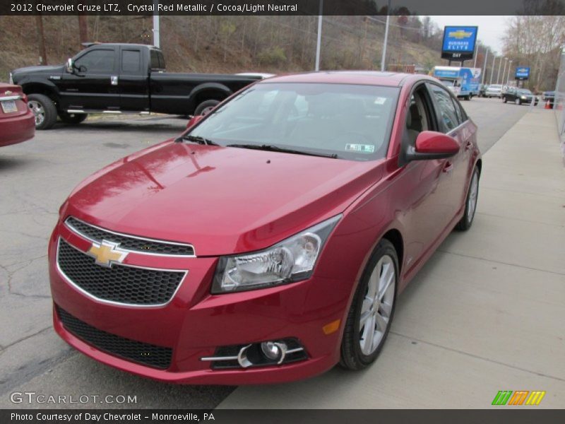 Crystal Red Metallic / Cocoa/Light Neutral 2012 Chevrolet Cruze LTZ