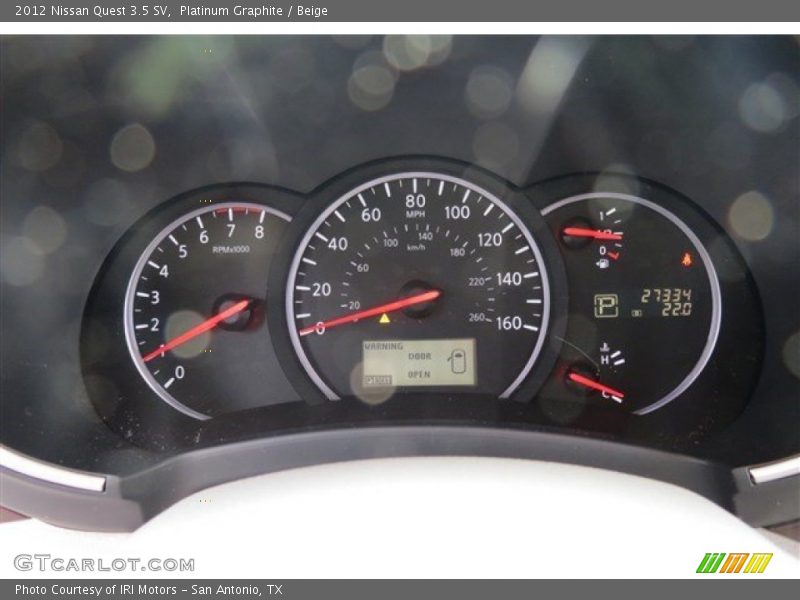 Platinum Graphite / Beige 2012 Nissan Quest 3.5 SV