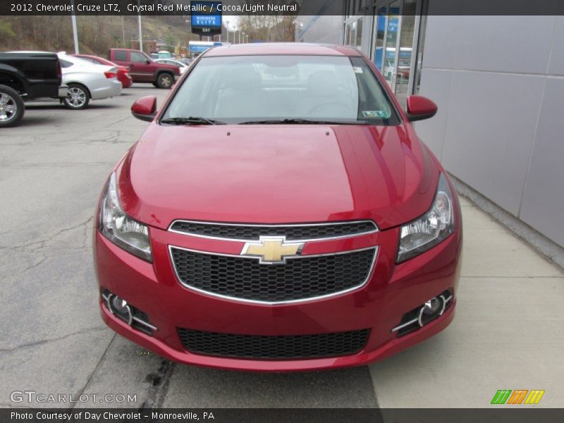 Crystal Red Metallic / Cocoa/Light Neutral 2012 Chevrolet Cruze LTZ