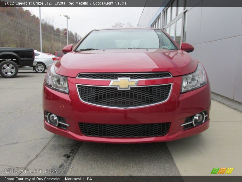 Crystal Red Metallic / Cocoa/Light Neutral 2012 Chevrolet Cruze LTZ