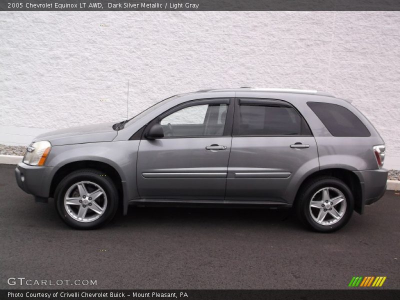 Dark Silver Metallic / Light Gray 2005 Chevrolet Equinox LT AWD
