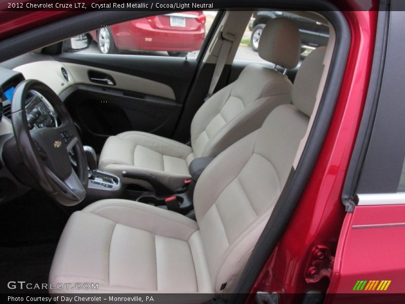 Crystal Red Metallic / Cocoa/Light Neutral 2012 Chevrolet Cruze LTZ