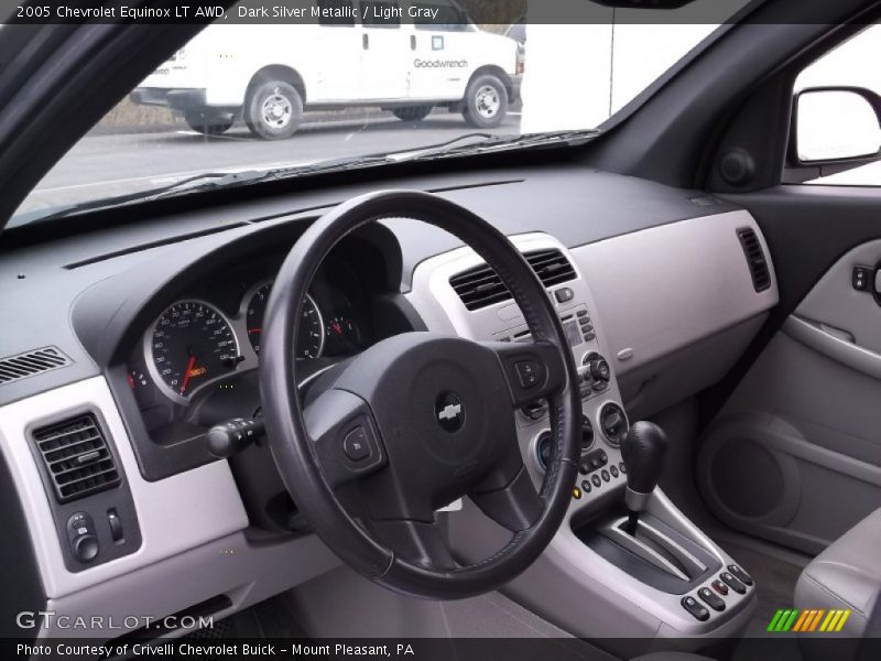 Dark Silver Metallic / Light Gray 2005 Chevrolet Equinox LT AWD