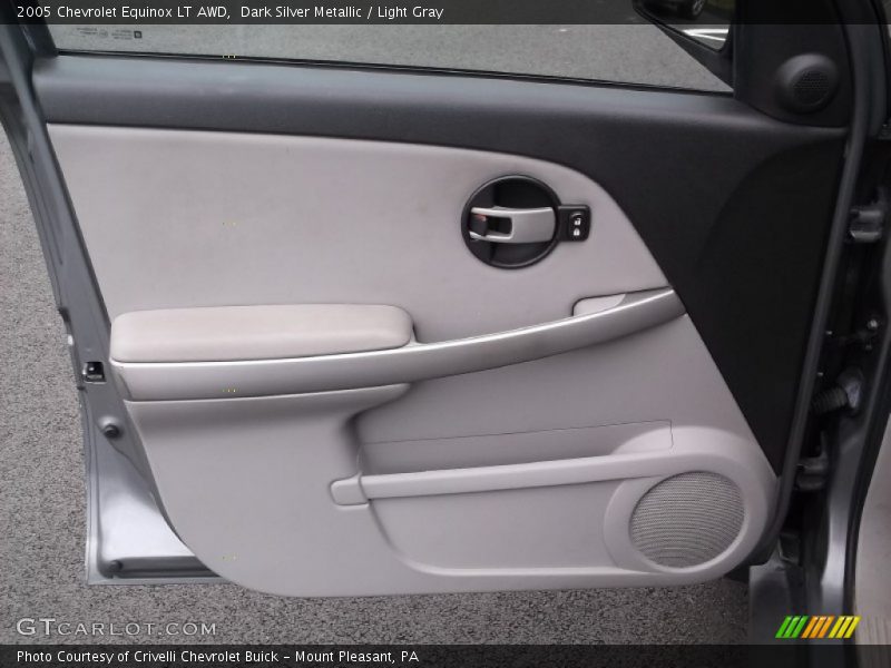 Dark Silver Metallic / Light Gray 2005 Chevrolet Equinox LT AWD