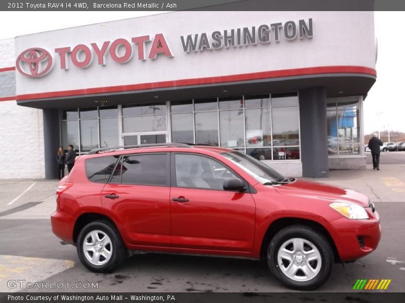 Barcelona Red Metallic / Ash 2012 Toyota RAV4 I4 4WD