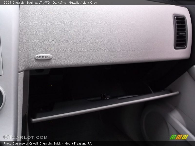 Dark Silver Metallic / Light Gray 2005 Chevrolet Equinox LT AWD