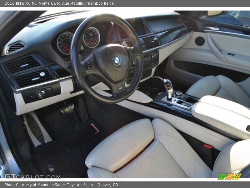 Monte Carlo Blue Metallic / Bamboo Beige 2010 BMW X6 M