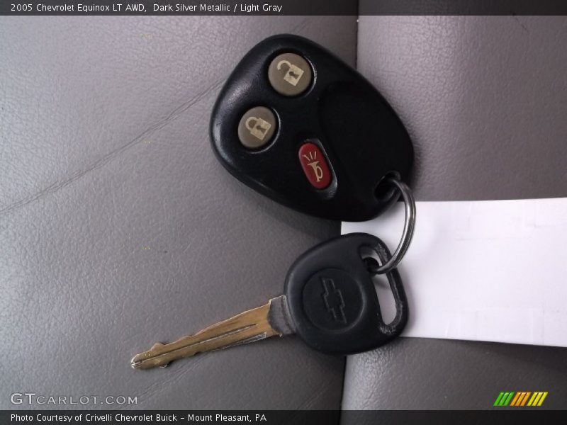 Dark Silver Metallic / Light Gray 2005 Chevrolet Equinox LT AWD
