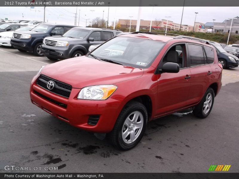 Barcelona Red Metallic / Ash 2012 Toyota RAV4 I4 4WD