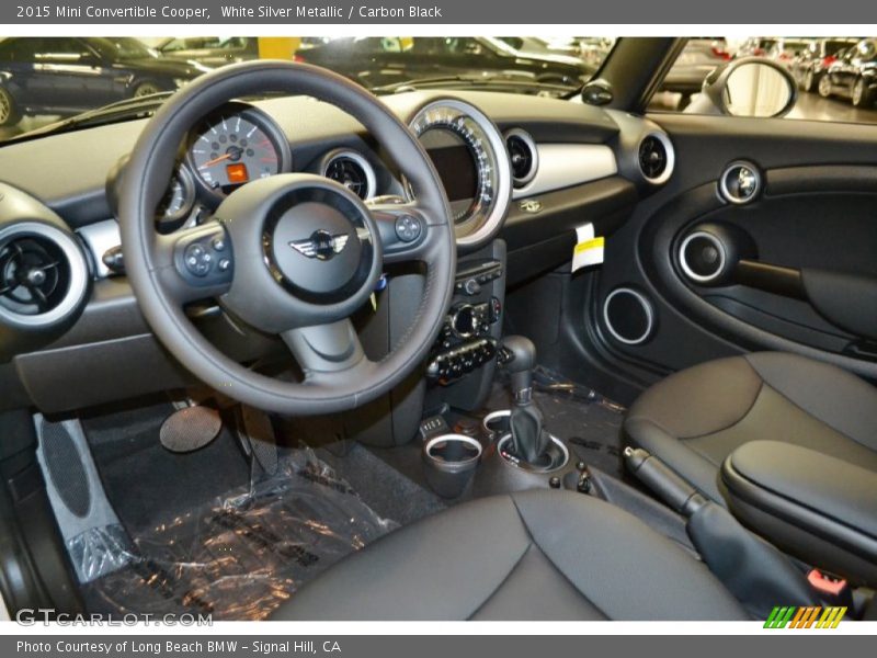 White Silver Metallic / Carbon Black 2015 Mini Convertible Cooper