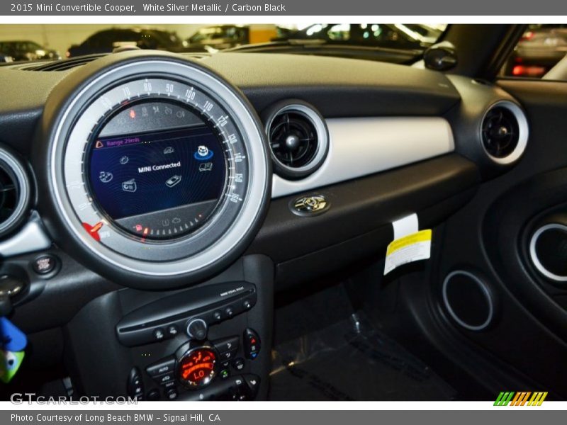 White Silver Metallic / Carbon Black 2015 Mini Convertible Cooper