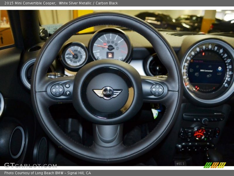 White Silver Metallic / Carbon Black 2015 Mini Convertible Cooper