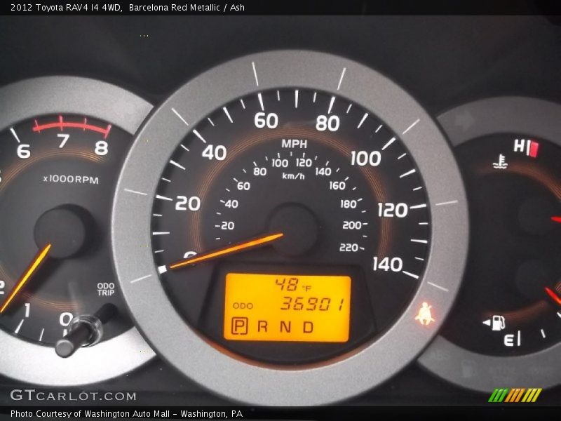 Barcelona Red Metallic / Ash 2012 Toyota RAV4 I4 4WD