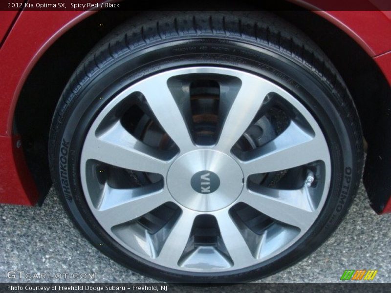 Spicy Red / Black 2012 Kia Optima SX