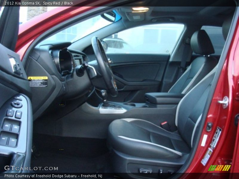 Spicy Red / Black 2012 Kia Optima SX