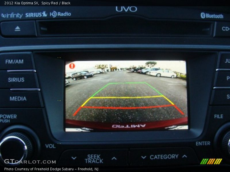 Spicy Red / Black 2012 Kia Optima SX