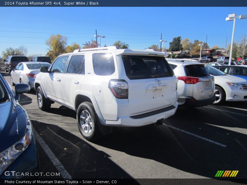 Super White / Black 2014 Toyota 4Runner SR5 4x4