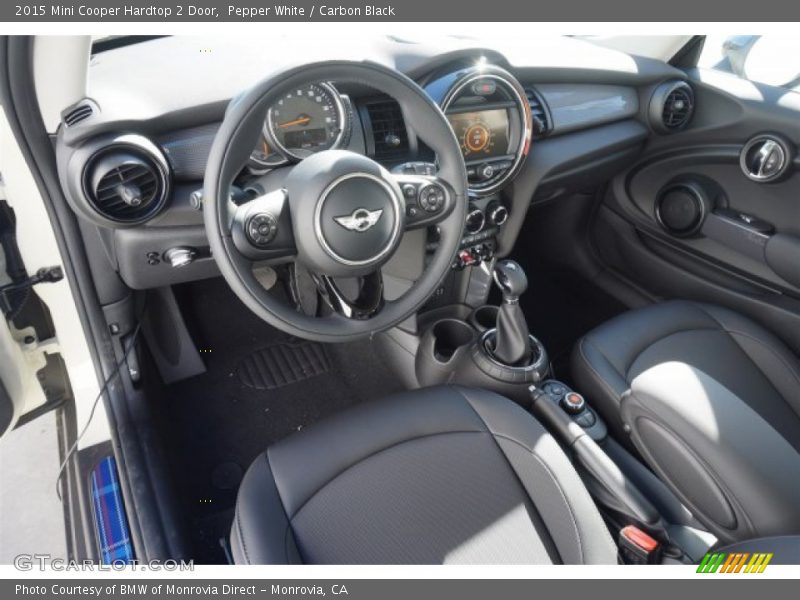 Pepper White / Carbon Black 2015 Mini Cooper Hardtop 2 Door