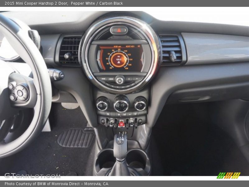 Pepper White / Carbon Black 2015 Mini Cooper Hardtop 2 Door