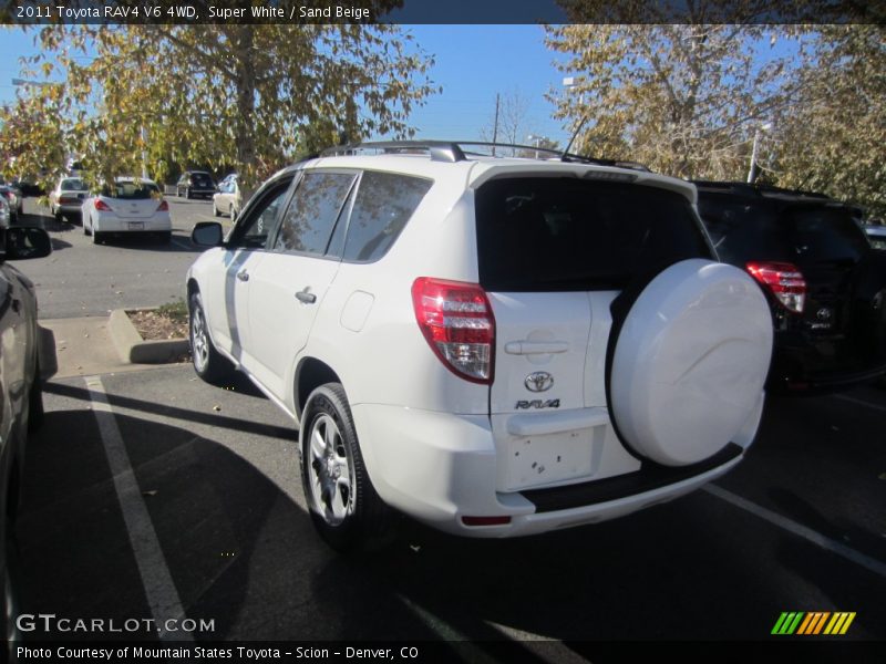 Super White / Sand Beige 2011 Toyota RAV4 V6 4WD