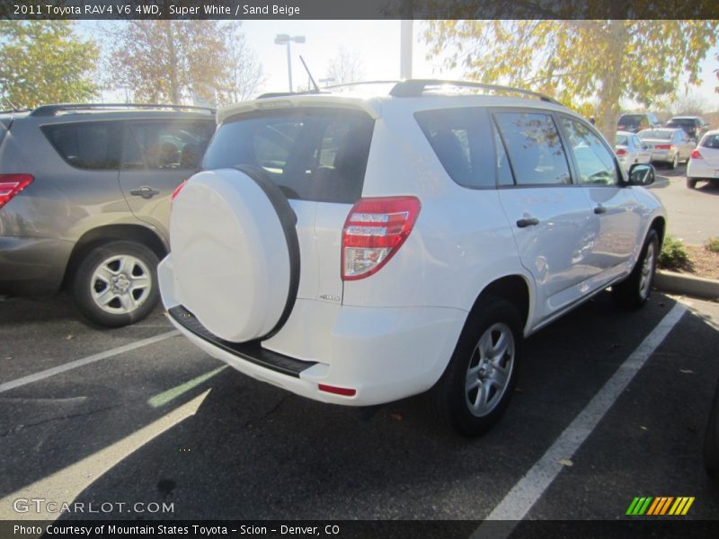 Super White / Sand Beige 2011 Toyota RAV4 V6 4WD