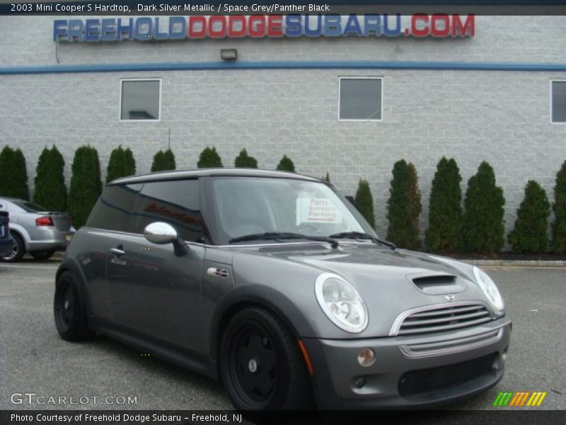 Dark Silver Metallic / Space Grey/Panther Black 2003 Mini Cooper S Hardtop
