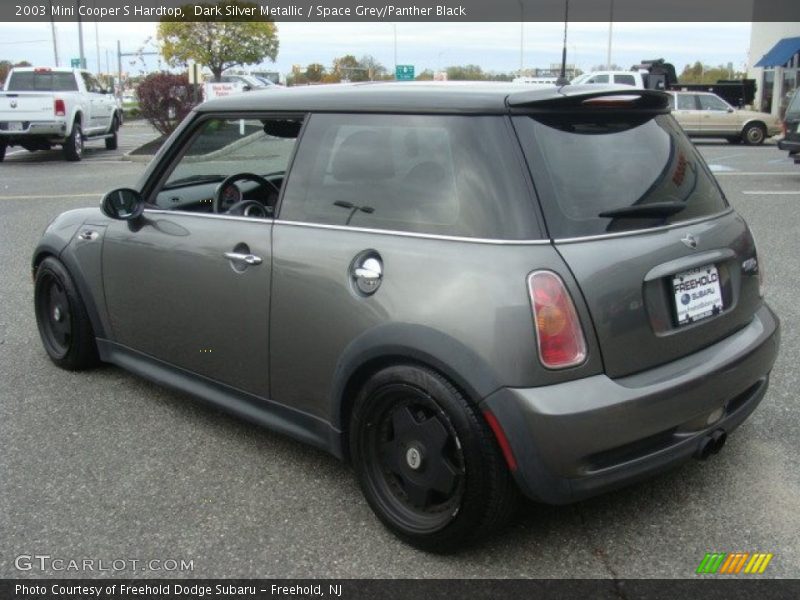 Dark Silver Metallic / Space Grey/Panther Black 2003 Mini Cooper S Hardtop