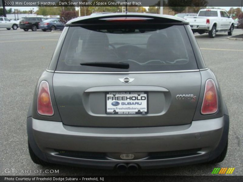 Dark Silver Metallic / Space Grey/Panther Black 2003 Mini Cooper S Hardtop