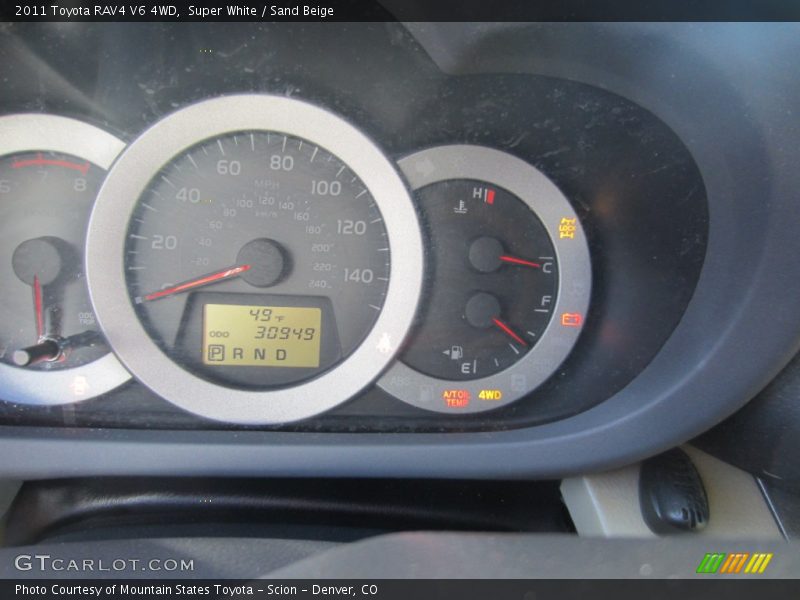 Super White / Sand Beige 2011 Toyota RAV4 V6 4WD