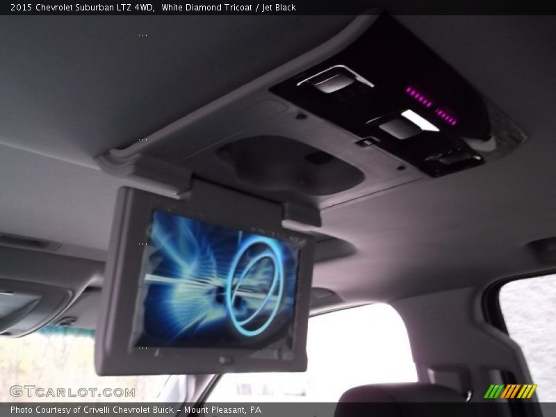 White Diamond Tricoat / Jet Black 2015 Chevrolet Suburban LTZ 4WD