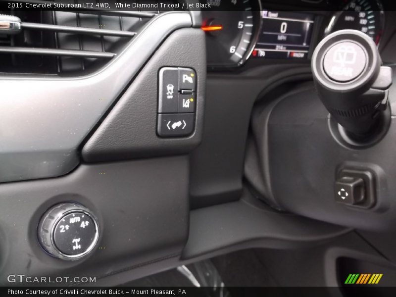 White Diamond Tricoat / Jet Black 2015 Chevrolet Suburban LTZ 4WD