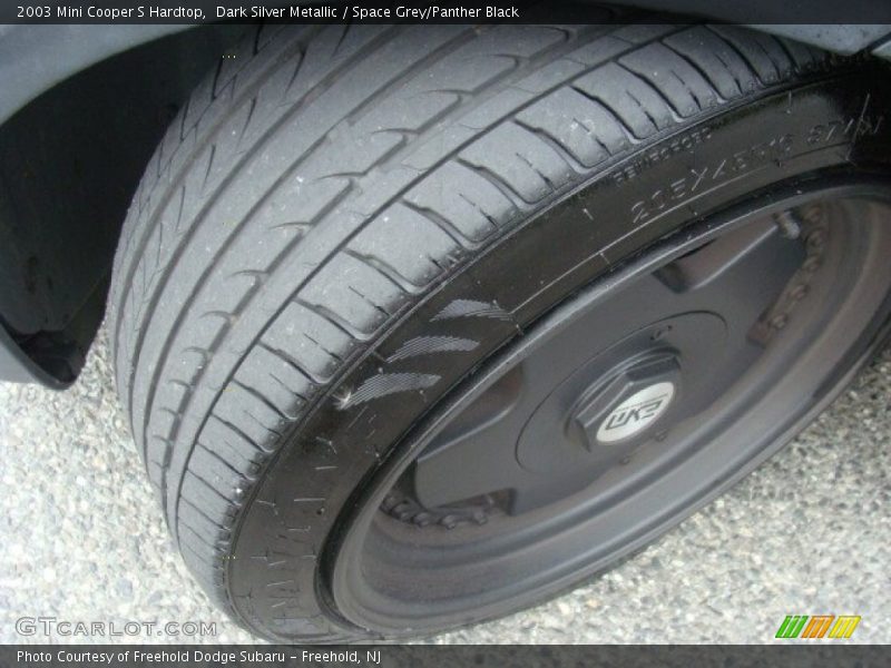 Dark Silver Metallic / Space Grey/Panther Black 2003 Mini Cooper S Hardtop
