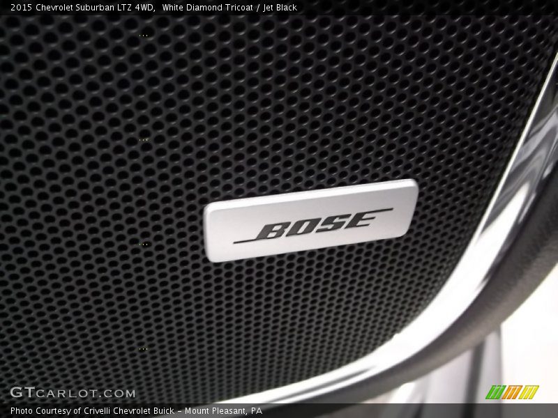 White Diamond Tricoat / Jet Black 2015 Chevrolet Suburban LTZ 4WD