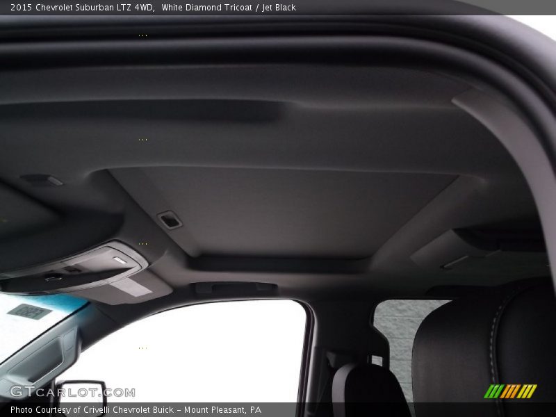 White Diamond Tricoat / Jet Black 2015 Chevrolet Suburban LTZ 4WD