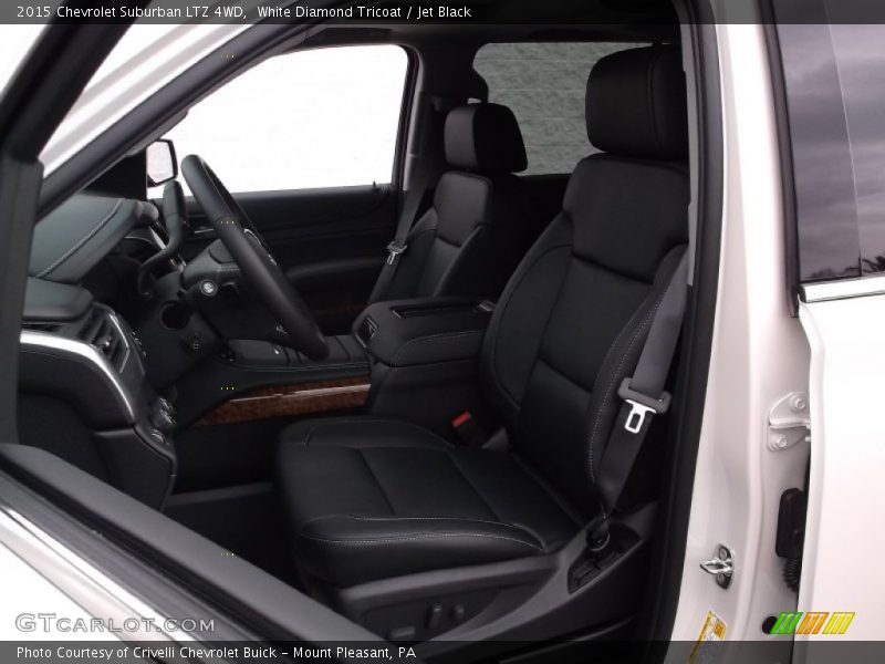 White Diamond Tricoat / Jet Black 2015 Chevrolet Suburban LTZ 4WD
