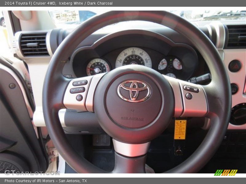 Iceberg White / Dark Charcoal 2014 Toyota FJ Cruiser 4WD