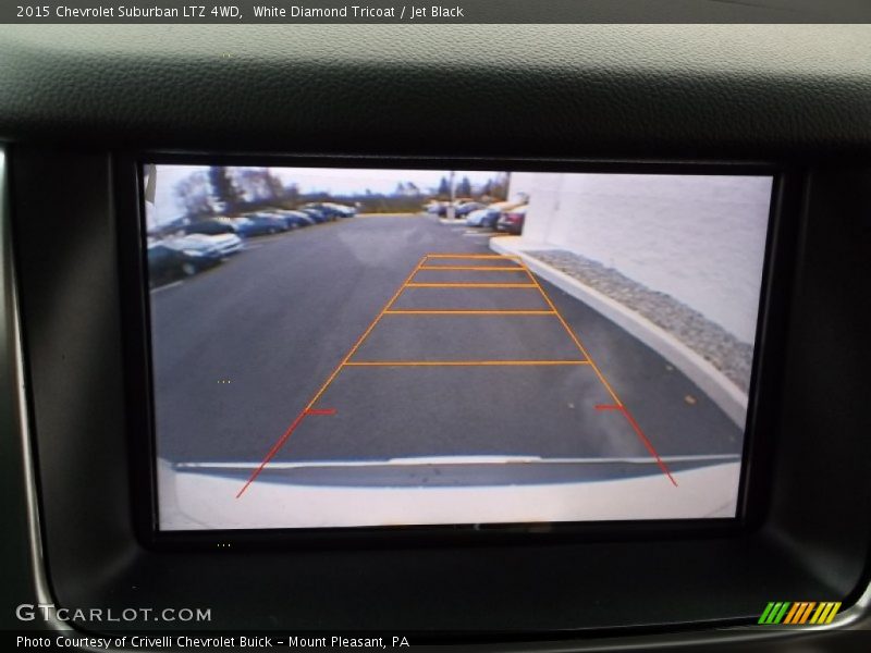 White Diamond Tricoat / Jet Black 2015 Chevrolet Suburban LTZ 4WD